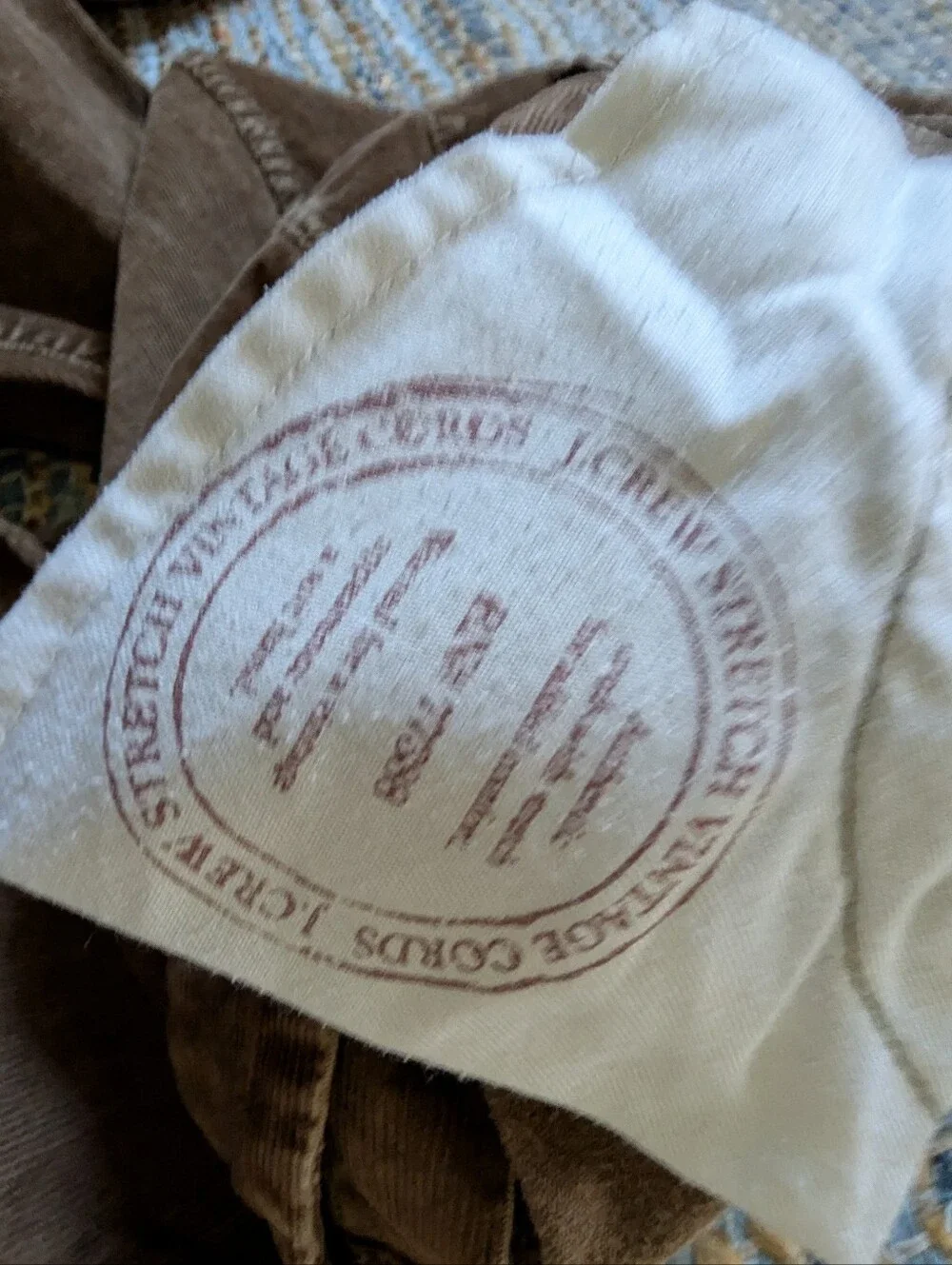 Vintage J.Crew Corduroy Pants 8T Brown Preppy Minimalist Normcore Classic